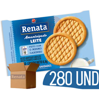 Bolacha Biscoitos Amanteigados em Sache Renata Leite - 280 und Revenda