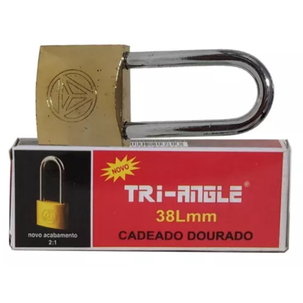 Cadeado Especial Alça Longa 38mm Proteção Portão E Bike Mala em Oferta na Shopee