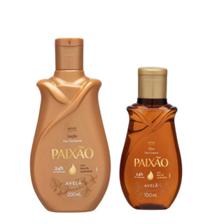 LINHA HIDRATANTE E ÓLEO PAIXÃO - AVELÃ em Oferta na Shopee