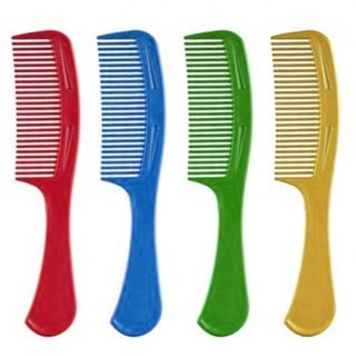 Kit 2 Pente Cabo largo DARMA possui dentes largos