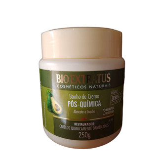 Banho de Creme Tratamento restaurador Pós Quimica 250 ML Bio Extratus