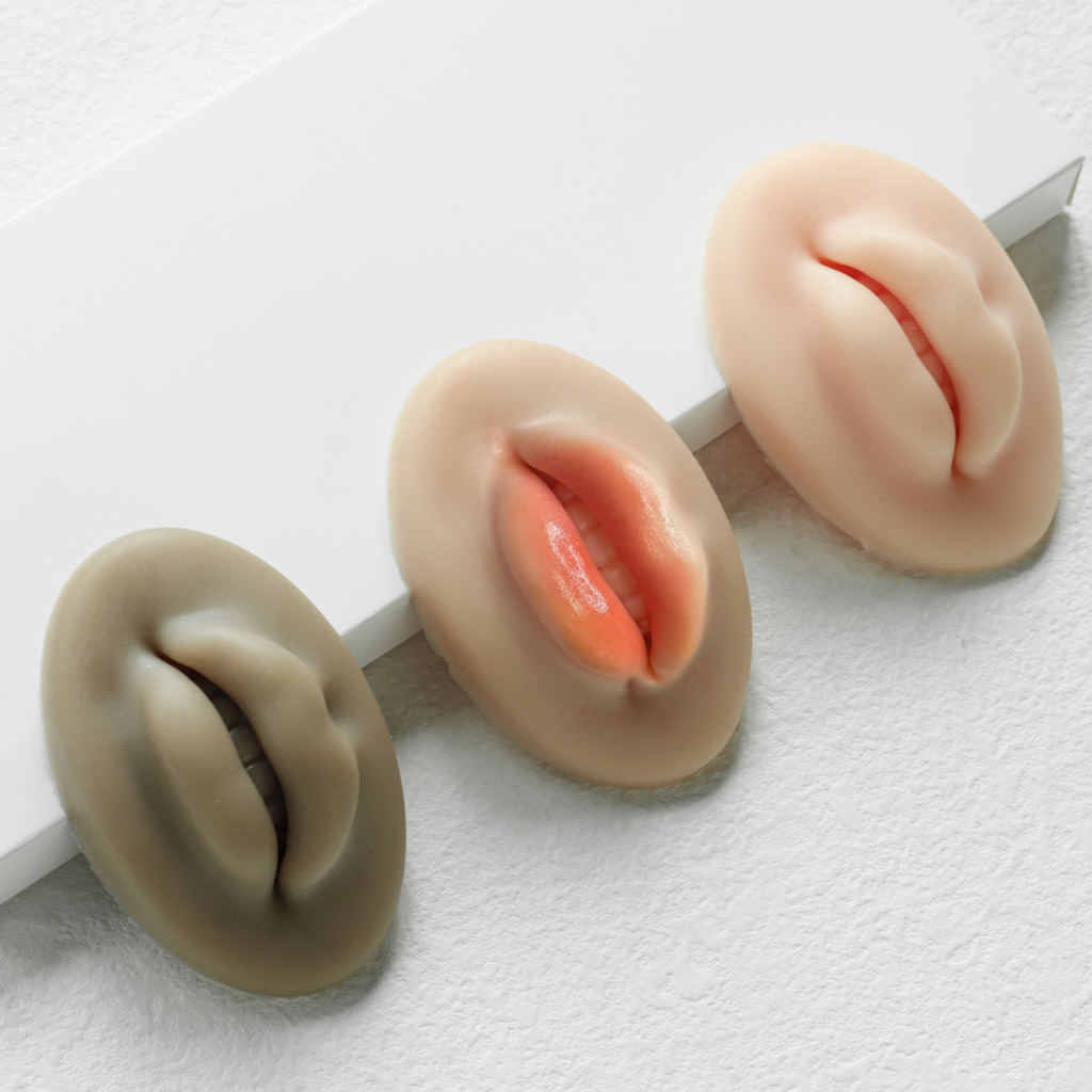 Prótese Boca Lábios Sintética Realista Silicone Maleável Para Treino Micropigmentação Labial Maquiagem Profissional em Oferta na Shopee