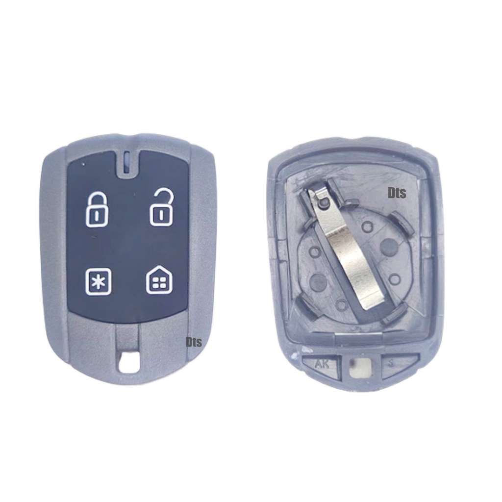 Carcaca De Controle Remoto Do Alarme Positron Dpn 54 Dpn 52 - capa de chave cover caixinha sem placa eletronica cinz
