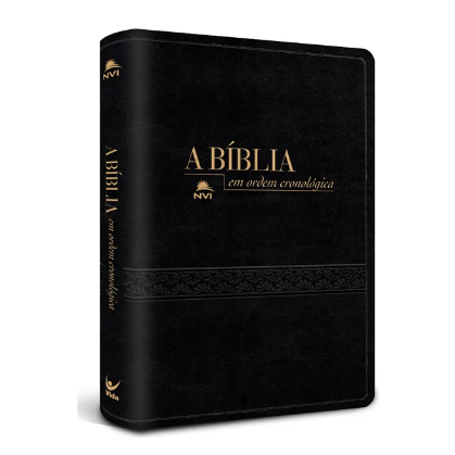 Bíblia Nvi Em Ordem Cronológica - Capa Luxo Preta - Books & Magazines