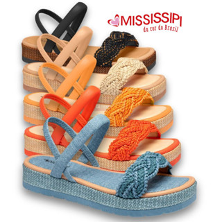 Sandalia Mississipi Original Sandalia Feminina Flatform Calce Facil Lancamento Casual Estilo Conforto Fashion