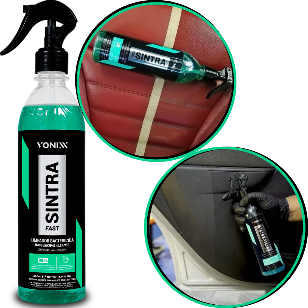Sintra Fast Limpeza Automotiva Painel Plásticos 500ml Vonixx em Oferta na Shopee