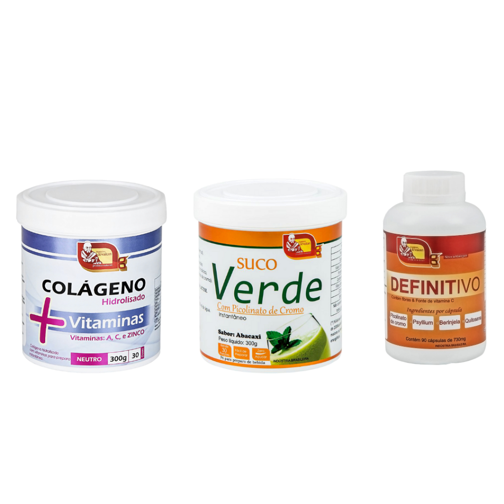 Kit Projeto Verão 3 Produtos Que Auxiliam Na Dieta
