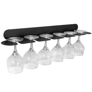 Prateleira Suporte Porta 06 Taças Parede Bar Adega Vinho em Oferta na Shopee