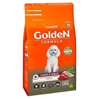 Ração Premier Golden Fórmula carne e arroz para cães adultos de raças pequenas 1 kg AGRANEL