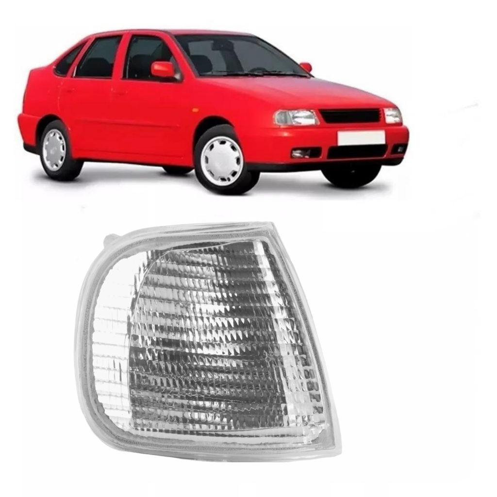 Lanterna Pisca Dianteira Polo Classic e Cordoba lado esquerdo 1997 1998 1999 2000 Cristal