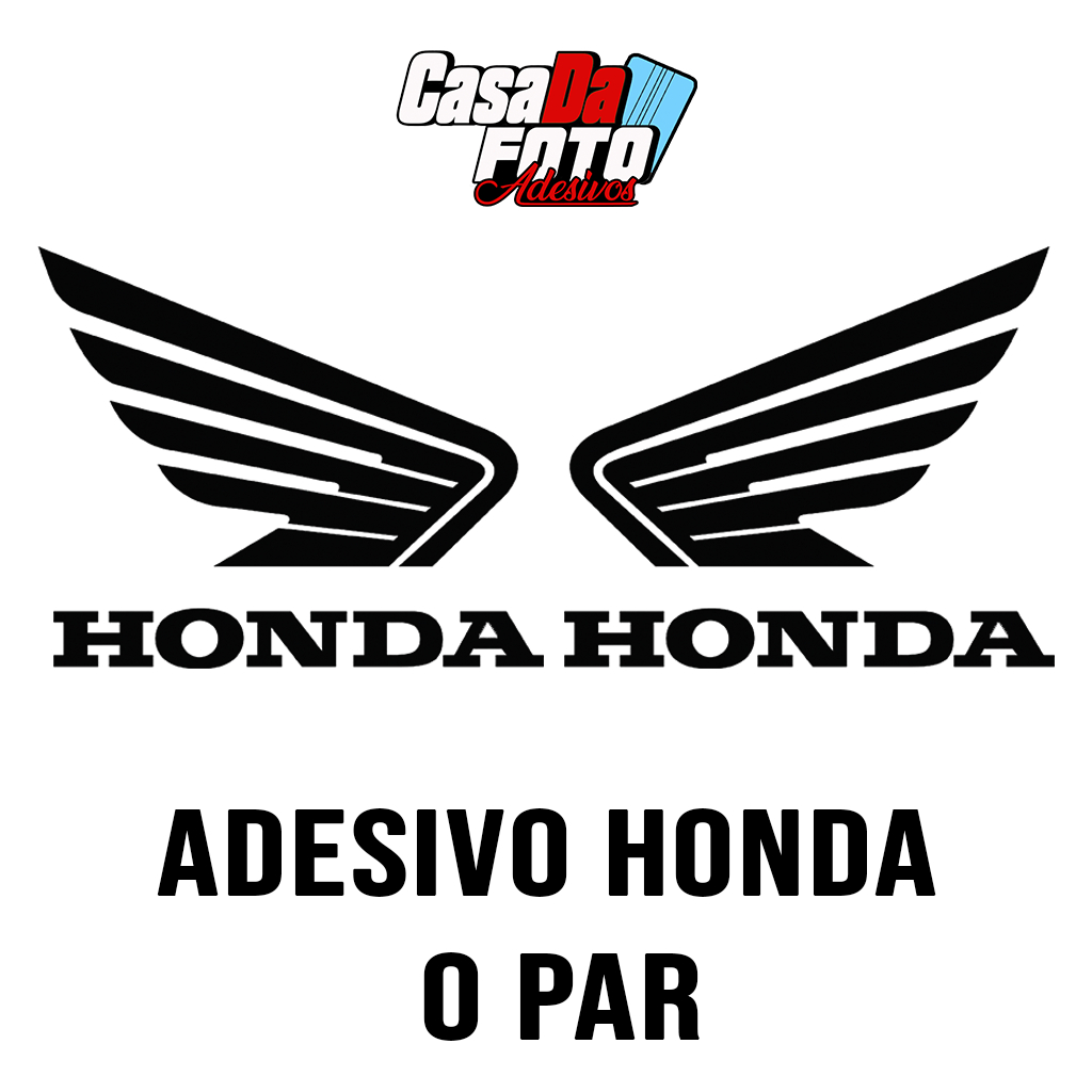 Adesivo Honda Asa Lateral Tanque Moto (o Par) compatível com titan bros fan xre Honet Twister falcon