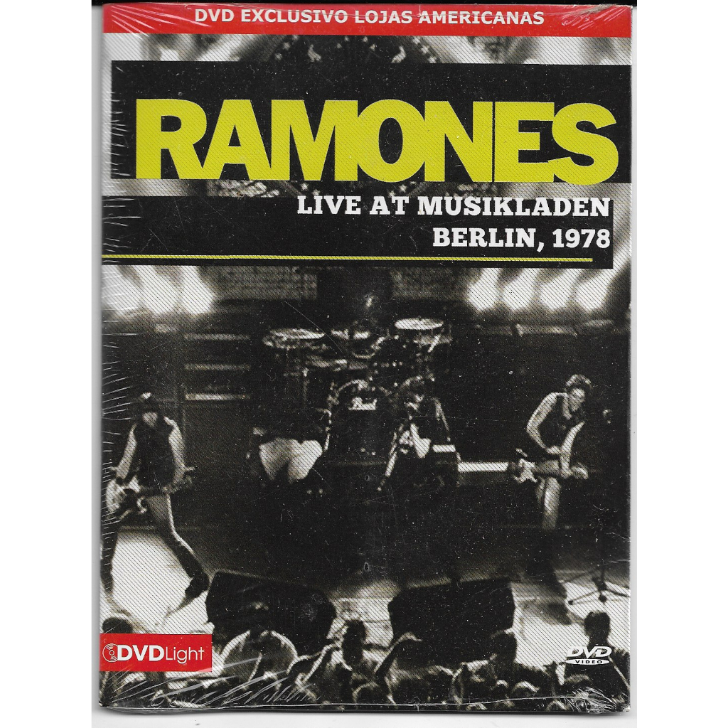 DVD Musica Rock Ramones - Live at Musikladen Berlin, 1978 ( Original, Novo e Lacrado )