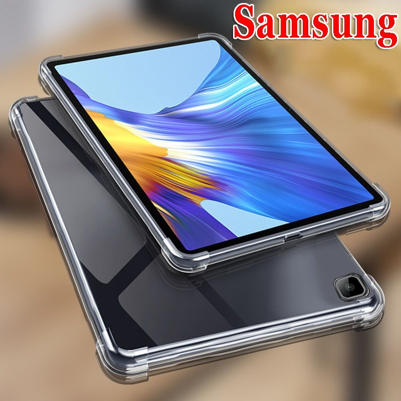 capa case samsung tablet transparente TPU paraA9 A9 PLUS A7 LITE T220 T225 T290 T295 A7 T500 T505 A8 (2021) X200 | X205 em Oferta na Shopee
