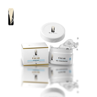 Gel Para Unhas Clear Miss Sonia Alongamento Unha 24gr Led Uv Hard Autonivelante
