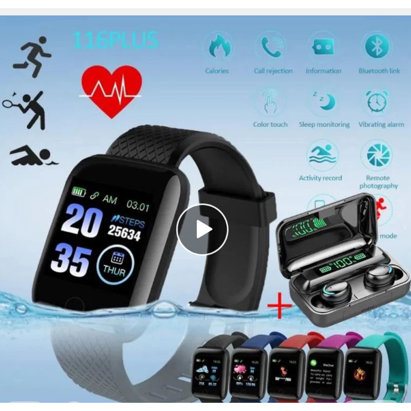 kit Relógio Smartwatch+fone bluetooth