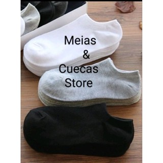 kit 12 Pares De Meias Sapatilha Meias Masculina Meias Feminina Promoção Oferta