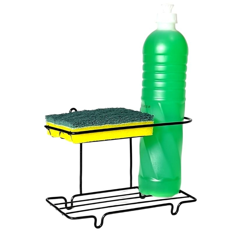 Suporte para Porta Detergente Esponja e Sabão super Resistente e Organizador para Pia em Oferta na Shopee