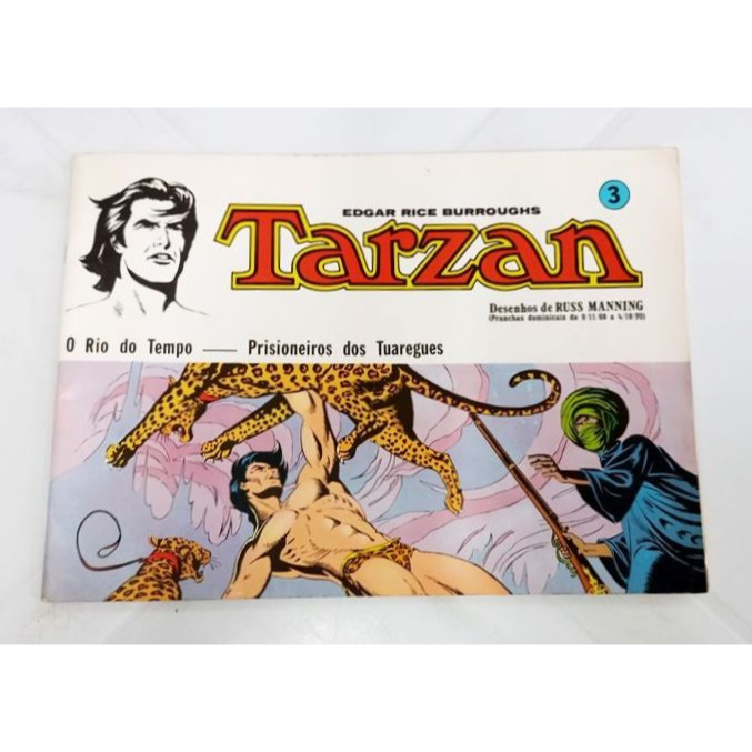 HQ TARZAN, de EDGAR RICE BURROUGHS.vol.3  Desenhos de Russ Manning.