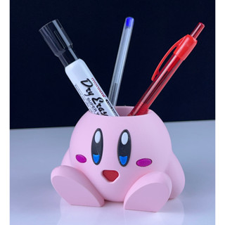 Porta Treco Organizador De Mesa Escritório Caneta Lápis tema Kirby