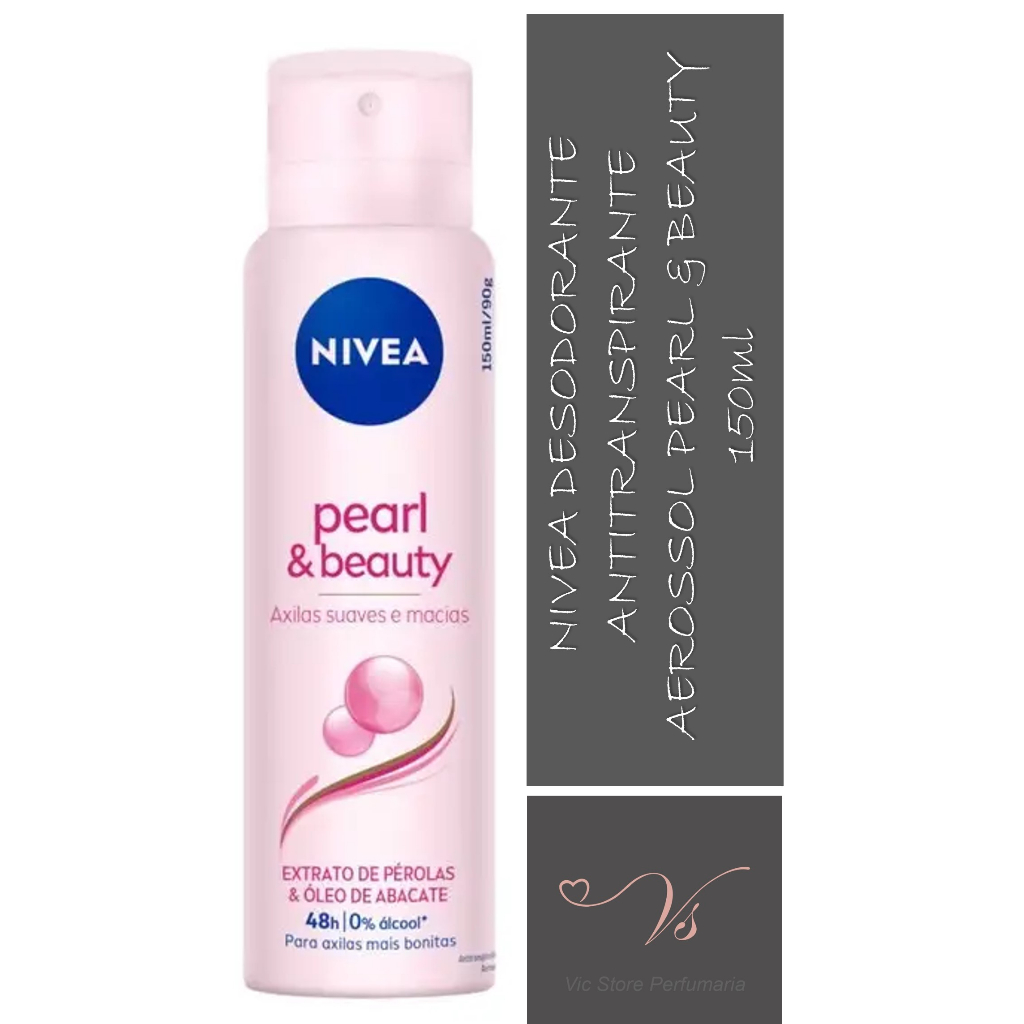 Nivea Desodorante Antitranspirante Aerossol Pearl & Beauty