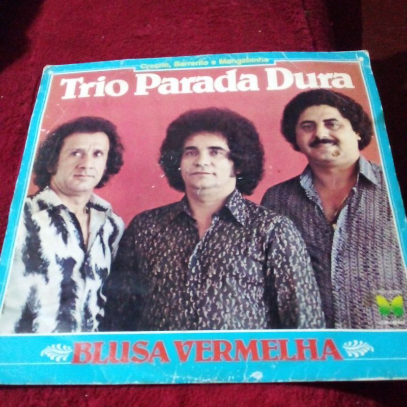 Disco Vinil Trio Parada Dura Blusa Vermelha