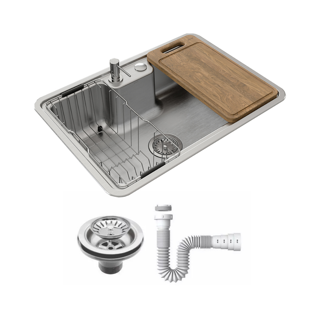 Cuba Gourmet Morgana Docol Massima Aço Inox Com Acessórios Cozinha 1569316 - Home & Living