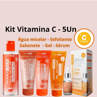 Kit Completo Clareador Facil com Vitamina C para Peles com Melasma e Machas