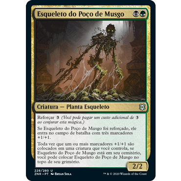 Esqueleto do Poço de Musgo (Esqueleto) - - Magic The Gathering
