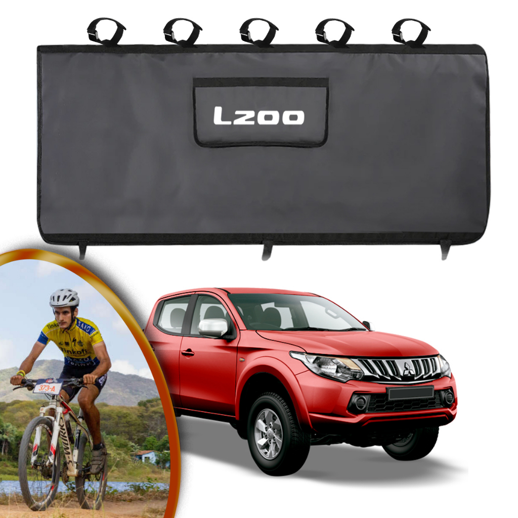Transbike Mitsubishi L200 Caminhonete Protetor Bike Fixação Fitas Trukpady Top Pro