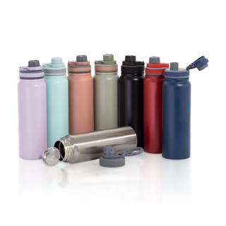 Garrafa Térmica A Vácuo De 500ml Copo Esportivo Portátil De Aço Inoxidável