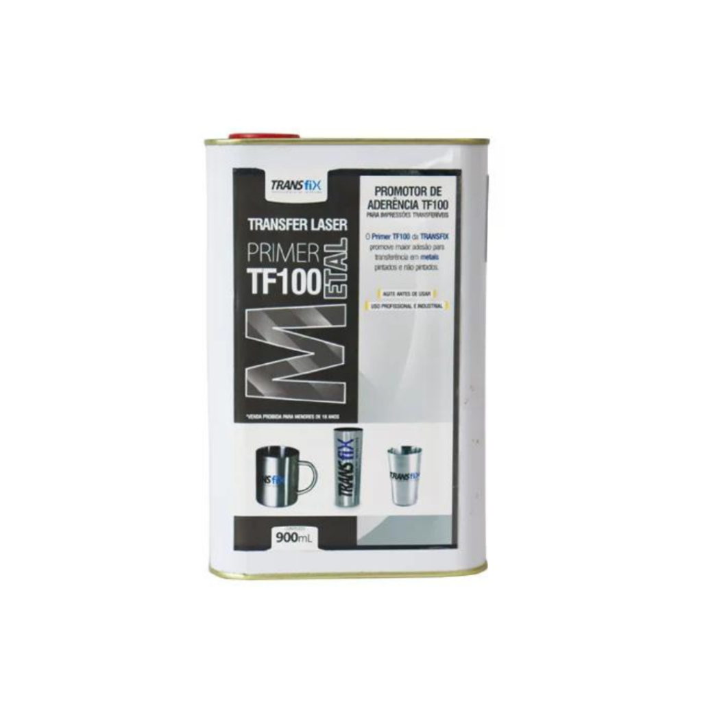 Primer Promotor de Aderência Para Metal TF100 900ml Base Pintura - Transfix
