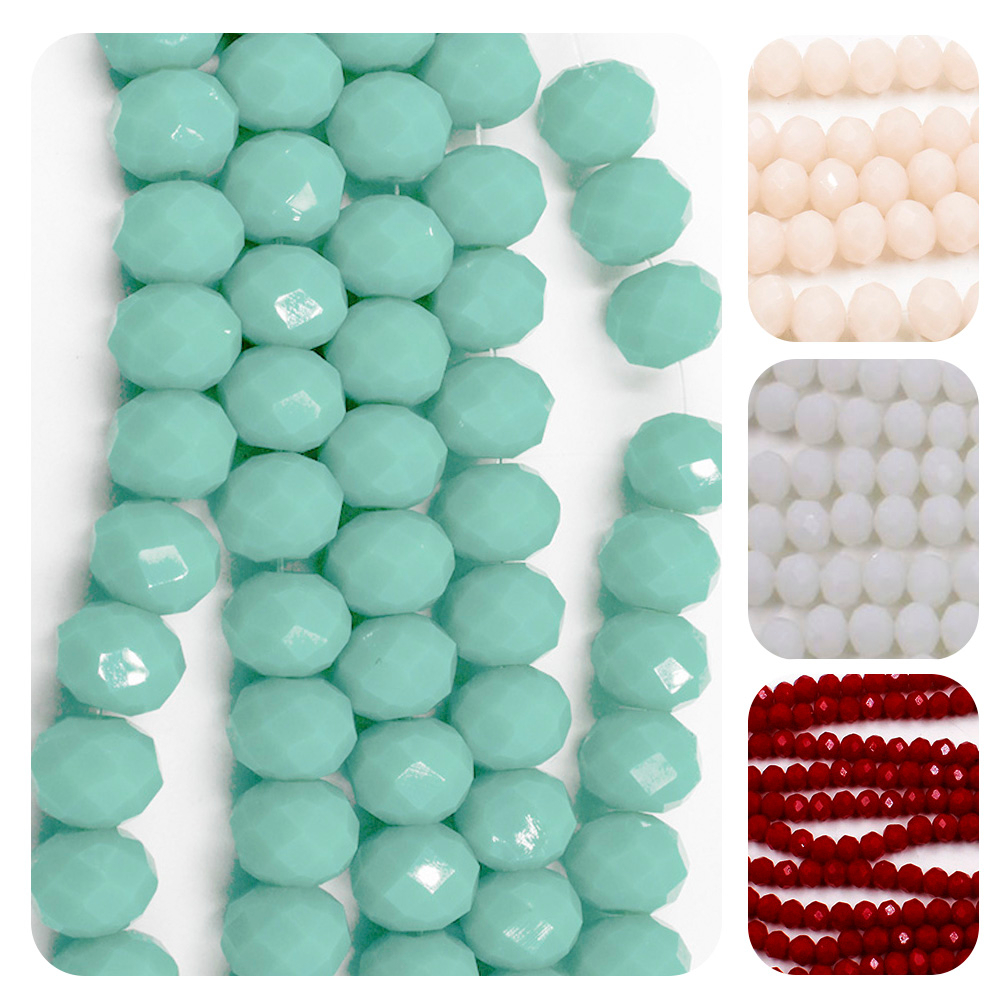 Fio De Cristal Miçanga 8mm Para Terços, Pulseiras e Colares.