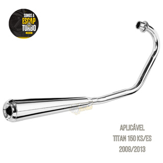Escapamento Titan 150 09/13 Ks/ Es Mini Turuna Fortuna em Oferta na Shopee
