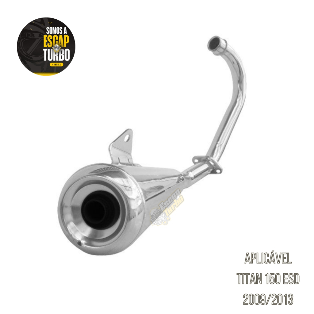 Escapamento Titan 150 Esd 09/13 Mini Turuna Fortuna