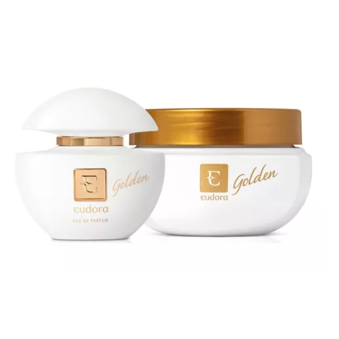 Combo Eudora Golden Eau De Parfum 75ml + Creme Acetinado Corporal Golden