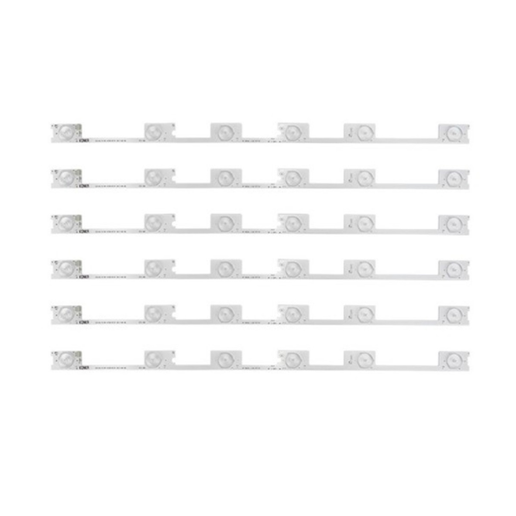 Kit 6 Barras De Led Tv Toshiba Dl4844 48l2400 Dl4845 48l5400 ph48s61dg Novo Otima Qualidade Com Garantia