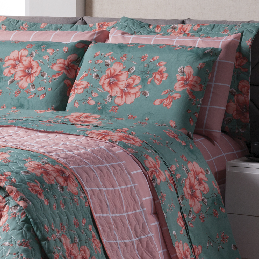 Jogo Lençol Para Cama Casal Padrão Box 3 Peças com Elástico em Toda Volta Microfibra Toque Macio 170 Fios em Oferta na Shopee