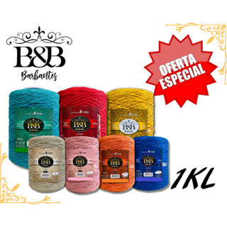Barbante B&B 6 Fios 1Kg/1000 Mts BeB em Oferta na Shopee