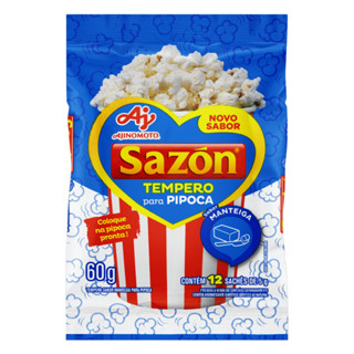 Tempero Para Pipoca Sazón Pacote 60g - Escolha seu sabor
