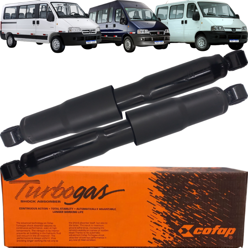 Par Amortecedor Traseiro Cofap Turbogas Jumper Ducato Boxer