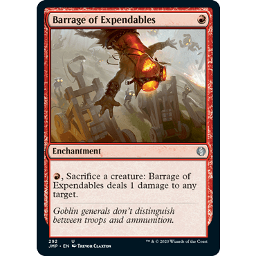 Barreira de Descartáveis (Dano) - - Magic The Gathering