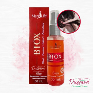 Óleo Reconstrutor Btox - 50 mL - Mary Life - Cabelos com brilho