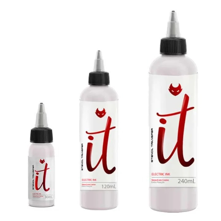 IT Transfer 240ml/ 120ml/ 30ml Stencil para Tattoo tatuagens Electric Ink