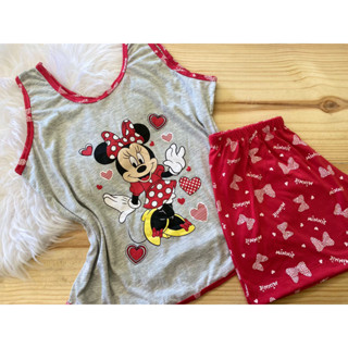 Pijama Feminino Curto Verão Short Dool Baby Dool Blusinha e Bermuda Plus size Lacinho