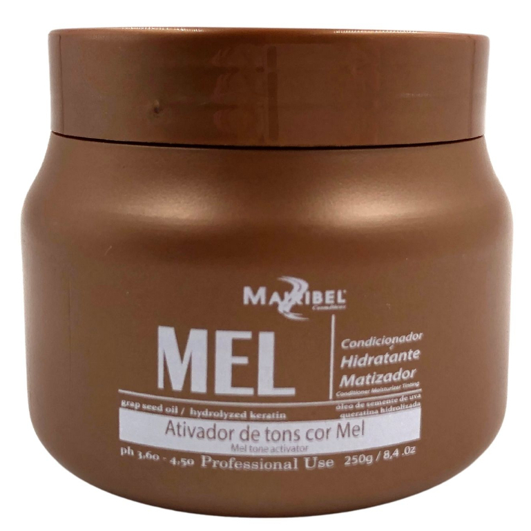 Hidratação Máscara Cor Mel 250g Mairibel Tons Dourados Iluminados em Oferta na Shopee