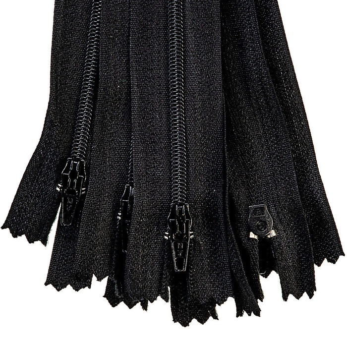 Zíper de Nylon Fino Vários Tamanhos - Com 10 Unidades em Oferta na Shopee