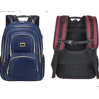 Mochila Impermeável com Zíper dourado Notebook ref: RC-30556 em Oferta na Shopee
