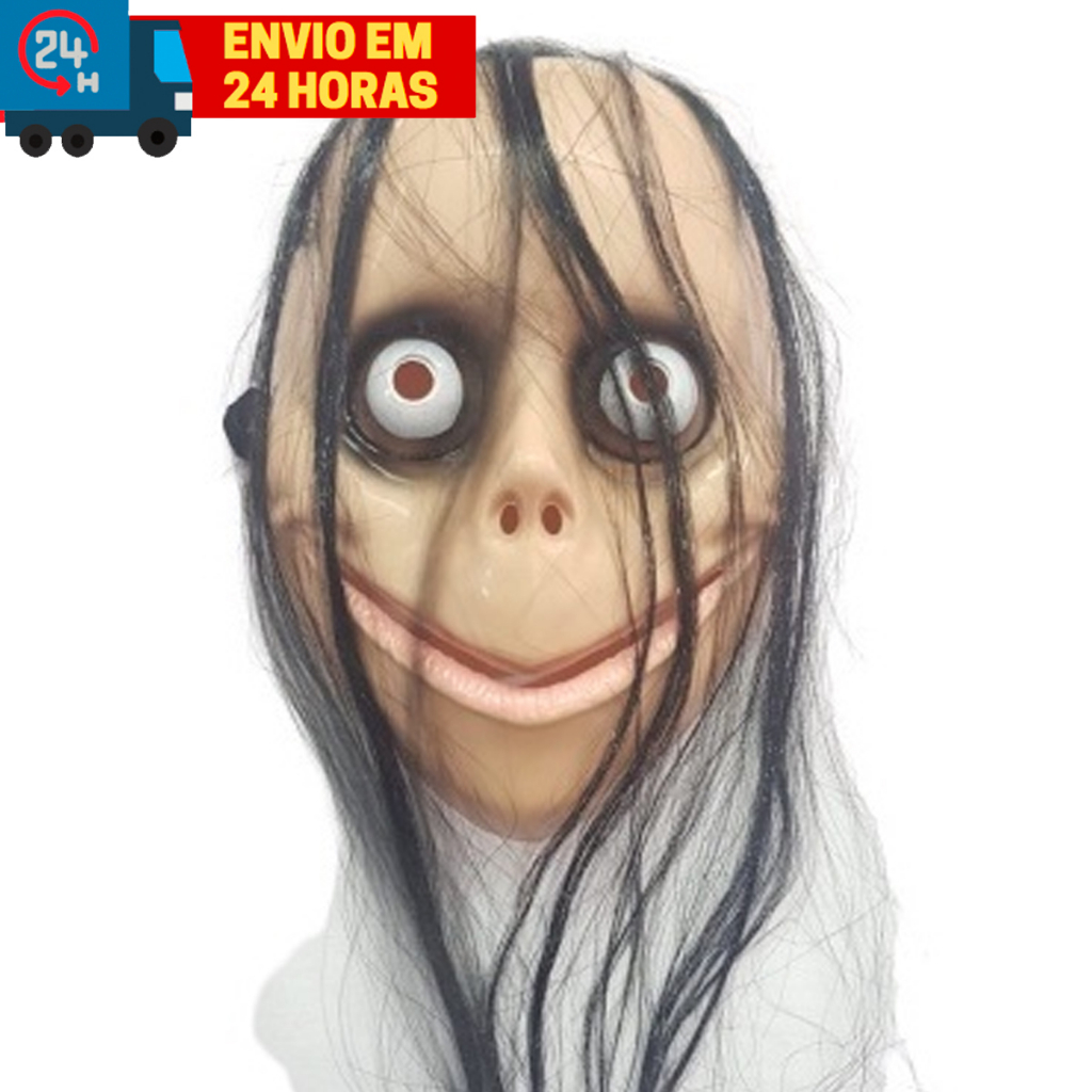 Mascara Momo - Cosplay Fantasia em Oferta na Shopee