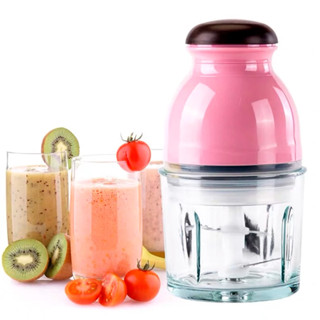 Mini Processador de Alimentos Elétrico 600ml Cortador Triturador Legumes