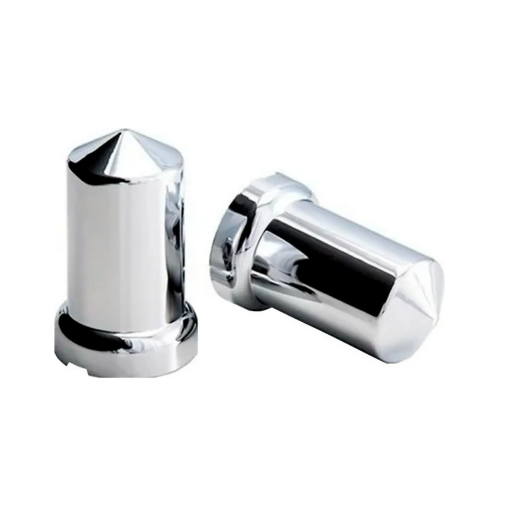 Kit 80 Capa Da Porca Cromada Mexicana Caminhao Roda Porca 27mm 30mm 32 Mm 33 Mm